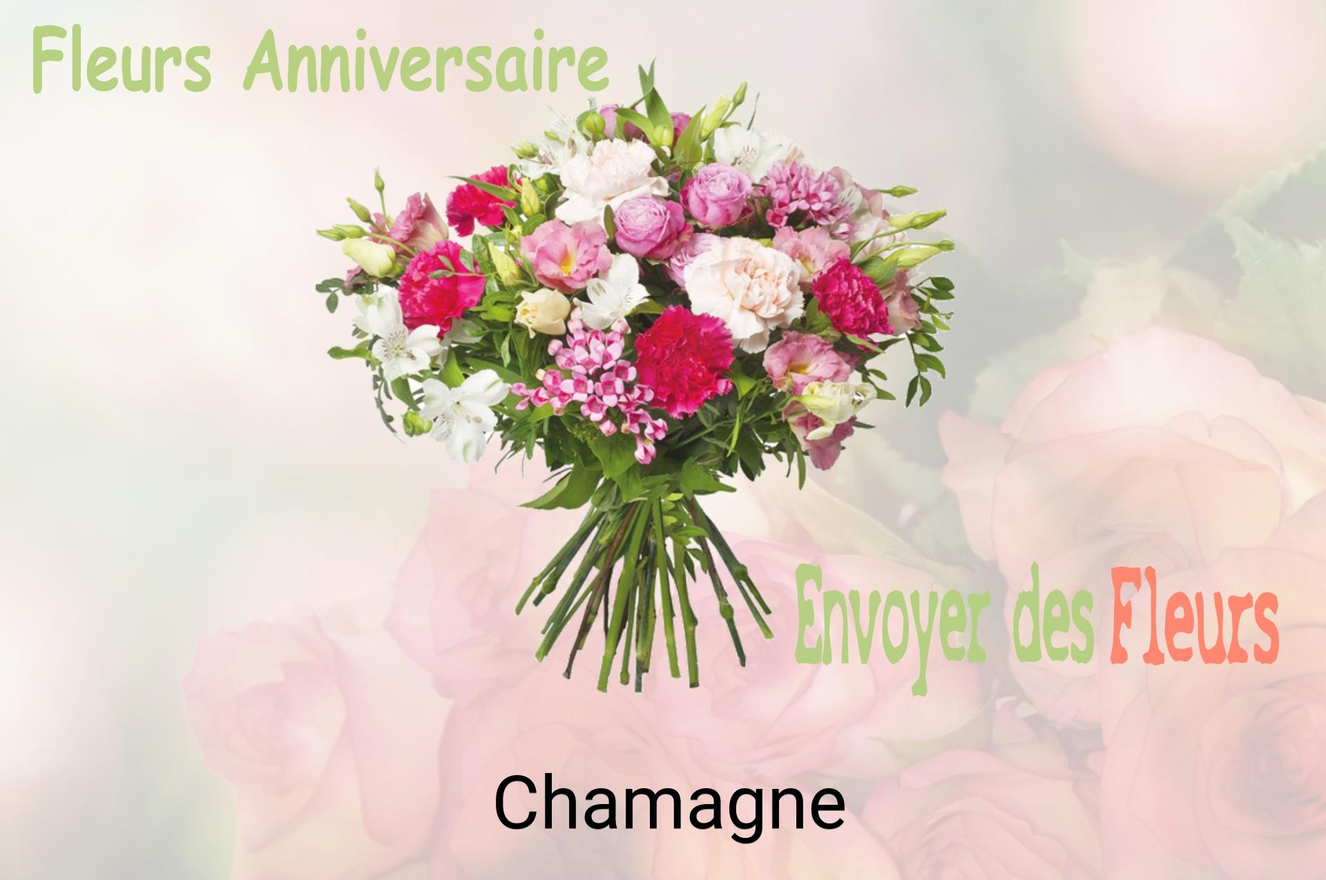 Bouquet de fleurs d’anniversaire livré à Chamagne